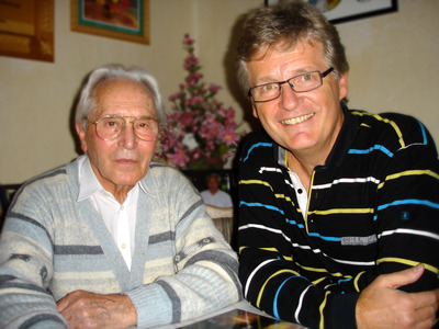 Hans Kreiner und Gerhard Blaboll beim Radiointerview