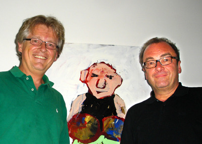Robert Menasse und Gerhard Blaboll beim Radiointerview