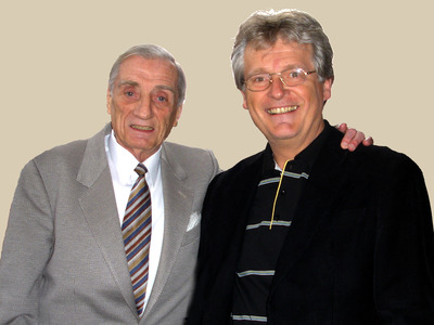 Kurt Girk und Gerhard Blaboll beim Radiointerview
