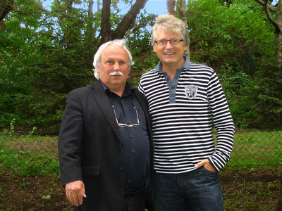 Josef "Joschi" Bramer und Gerhard Blaboll beim Radiointerview