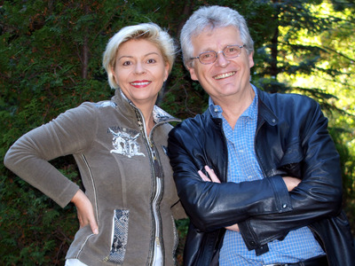 Isabella Woldrich und Gerhard Blaboll beim Radiointerview