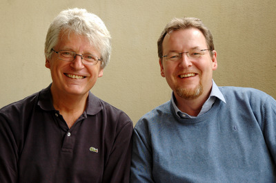 Josef Burger und Gerhard Blaboll beim Radiointerview