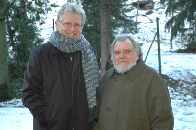 Karl Löff und Gerhard Blaboll beim Radiointerview