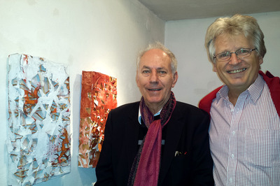 Walter Weer und Gerhard Blaboll beim Radiointerview