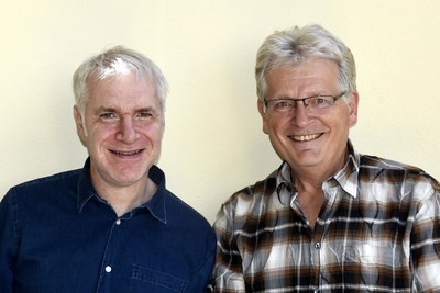 Norbert Peter und Gerhard Blaboll beim Radiointerview