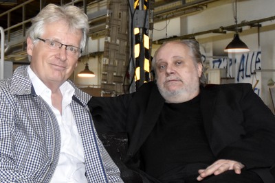 Paulus Manker und Gerhard Blaboll beim Radiointerview