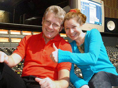 Monika Müksch und Gerhard Blaboll beim Radiointerview