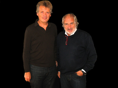 Michael Schottenberg und Gerhard Blaboll beim Radiointerview
